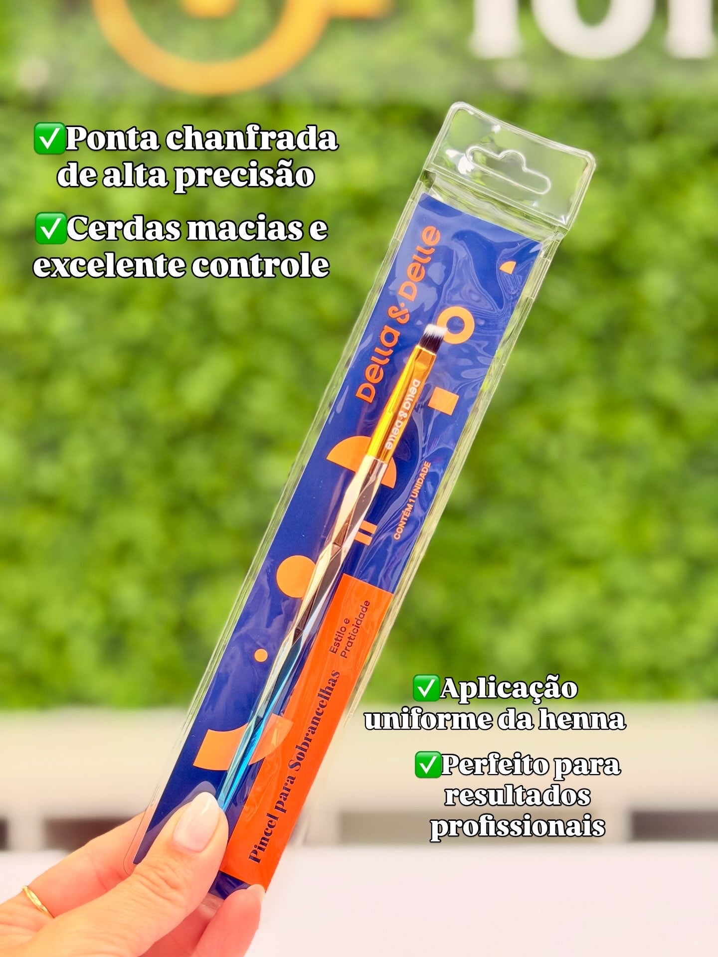 Della & Delle Pincel Para Sobrancelhas-1 Unidade