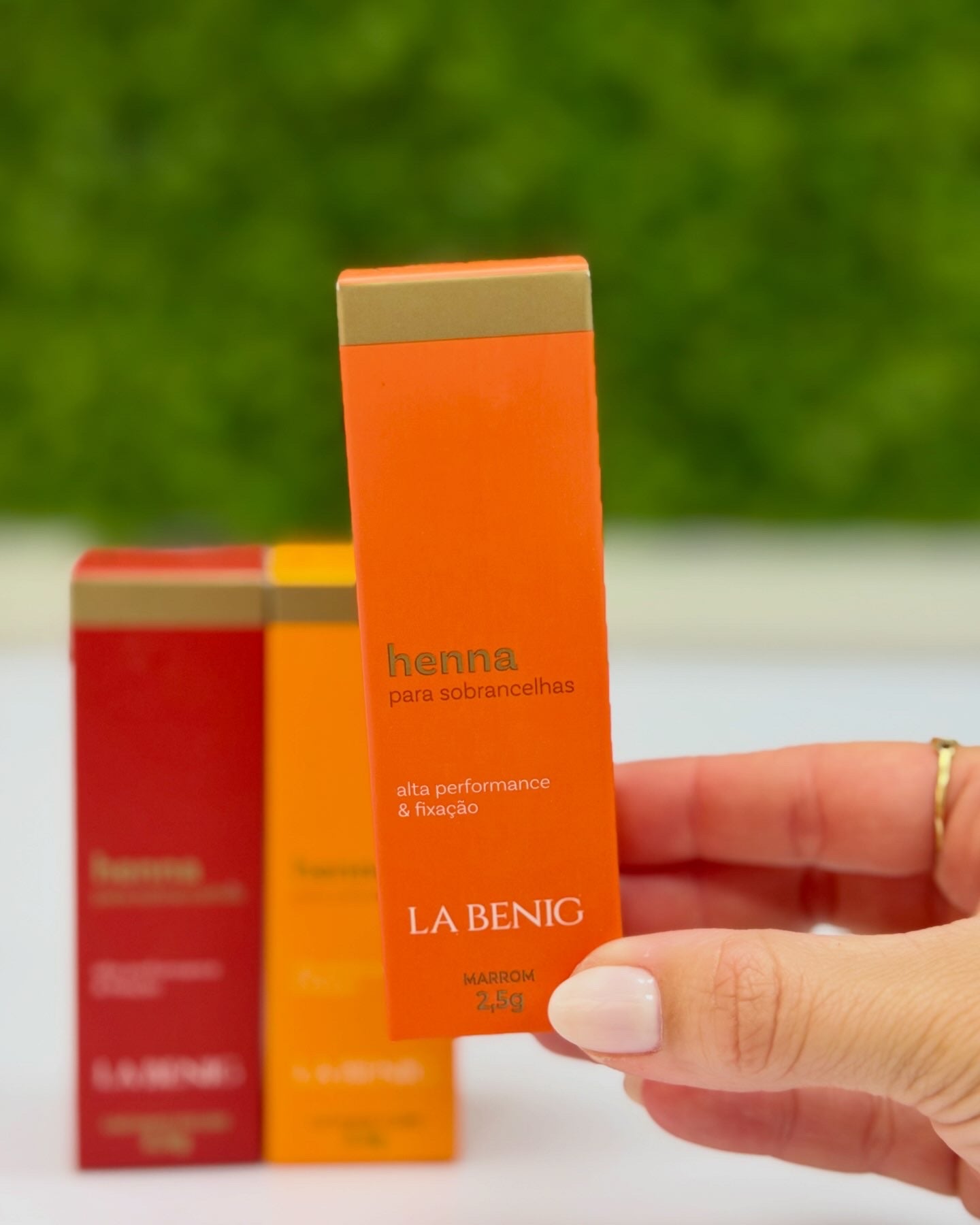 La Benig Henna Para Sobrancelha Marrom-2,5g