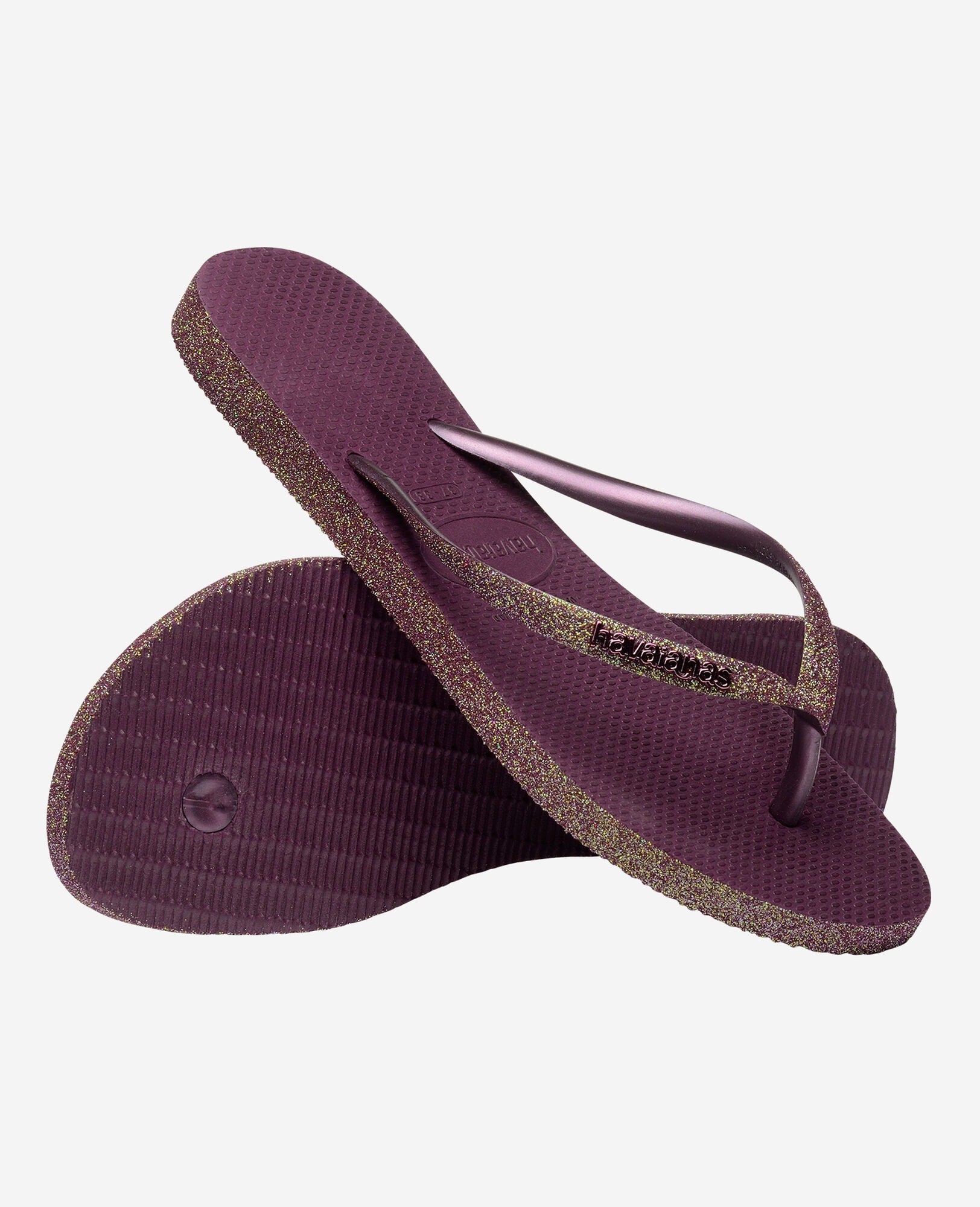 Havaiana Slim Sparkle Beringela Feminino