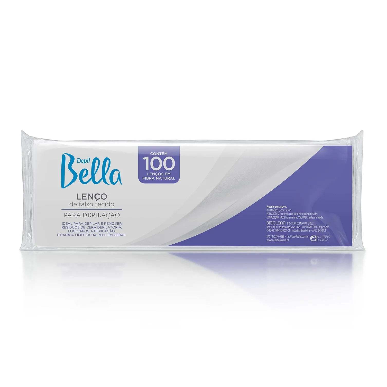 Depil Bella Lenço de Falso Tecido- 100 Unidades