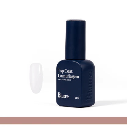 Bluwe Top Coat Camuflagem Silk White-11ml
