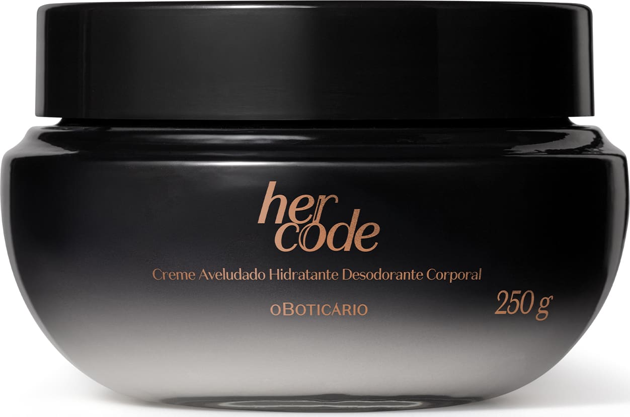 OBoticário Creme Aveludado Hidratante Corporal Her Code - 250g