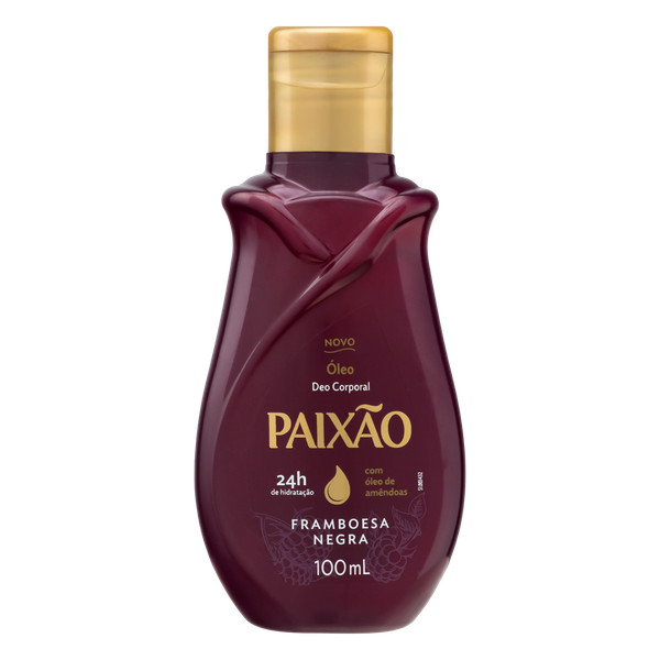 Paixão Óleo Corporal Framboesa Negra - 100ml