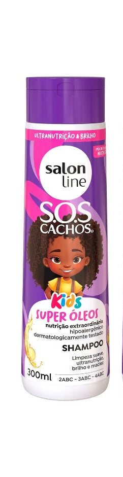 Salon Line SOS Cachos Super Óleos Kids Shampoo-300ml