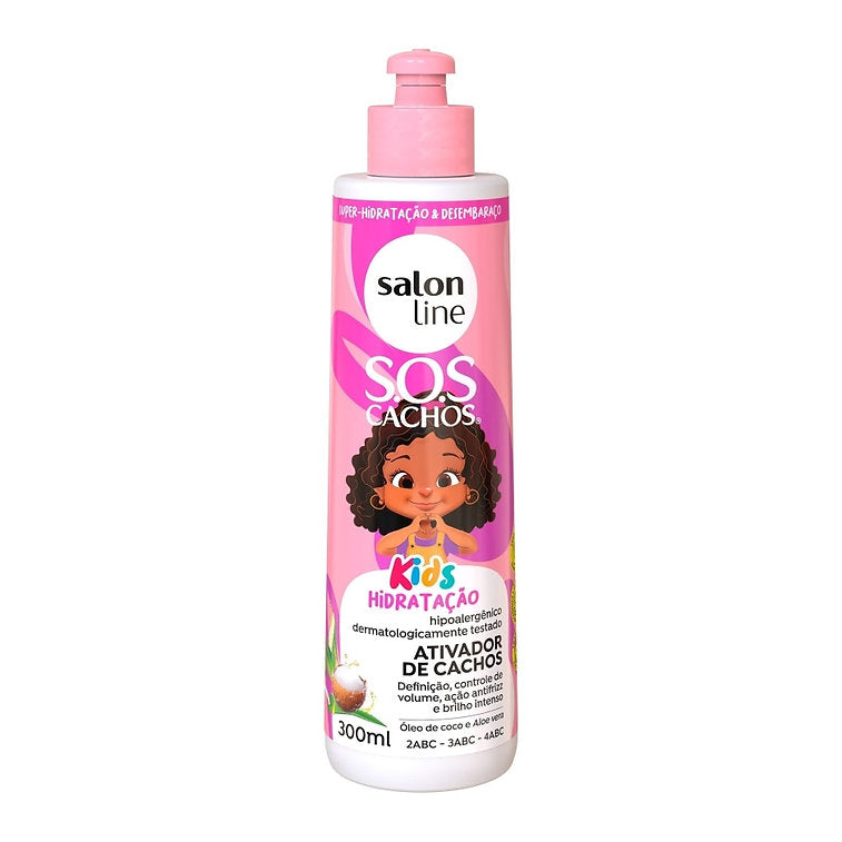 Salon Line SOS Cachos Hidratação Kids Ativador de Cachos -300ml