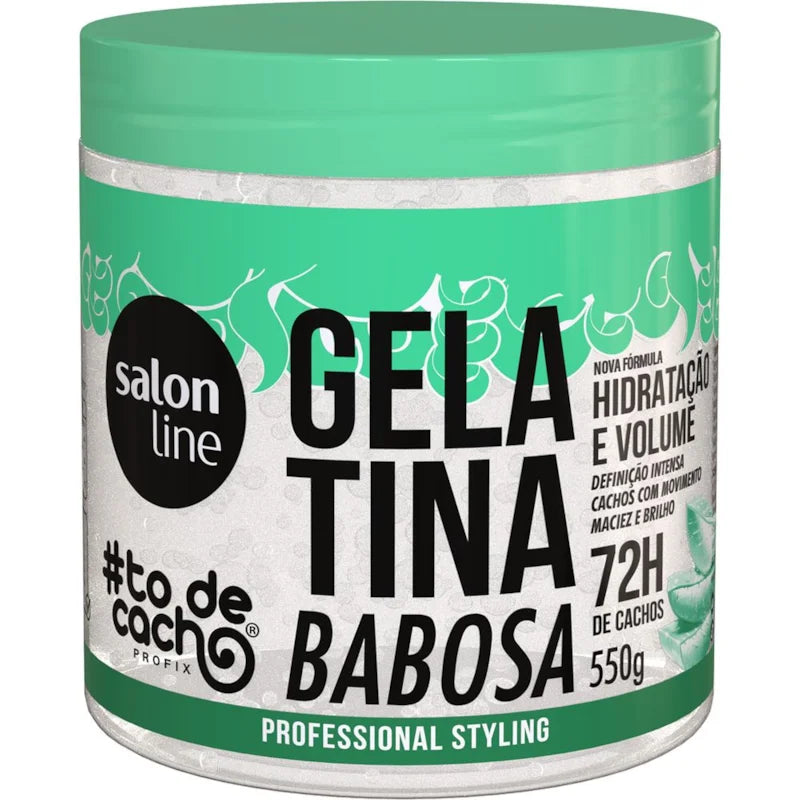 Salon Line Gelatina Barbosa Hidratação e Volume-550g