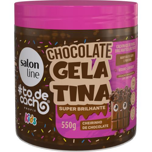 Salon Line Kids Chocolate Gelatina Super Brilhante-550g