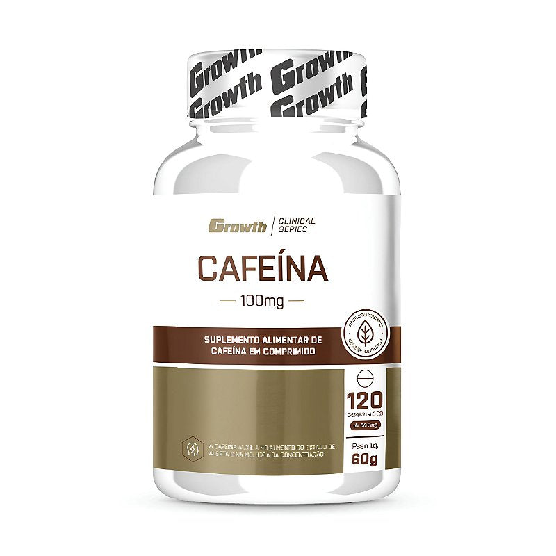 Growth Cafeína - 120 Comprimidos