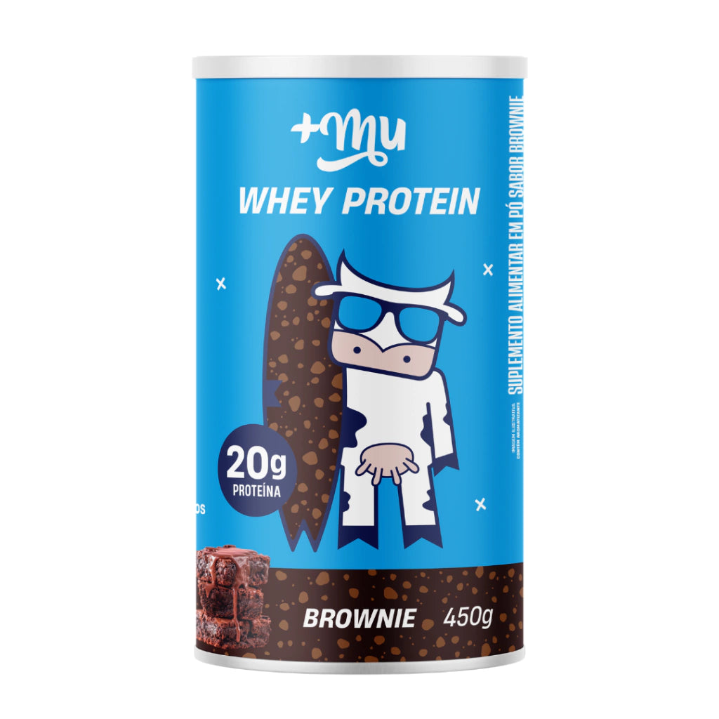 +Mu Whey Protein Concentrado Brownie-450g