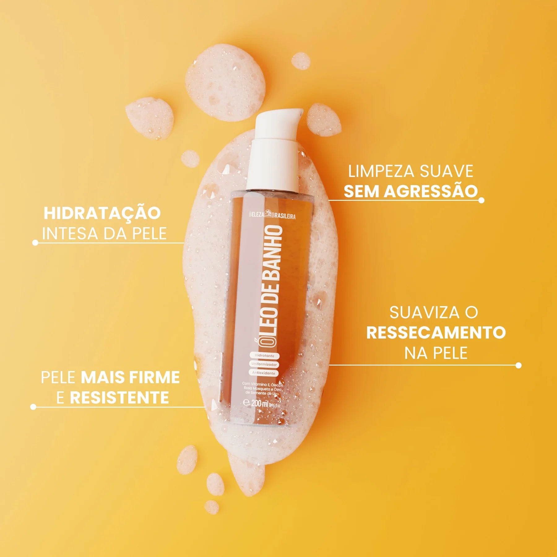 Beleza Brasileira Óleo de Banho-200ml