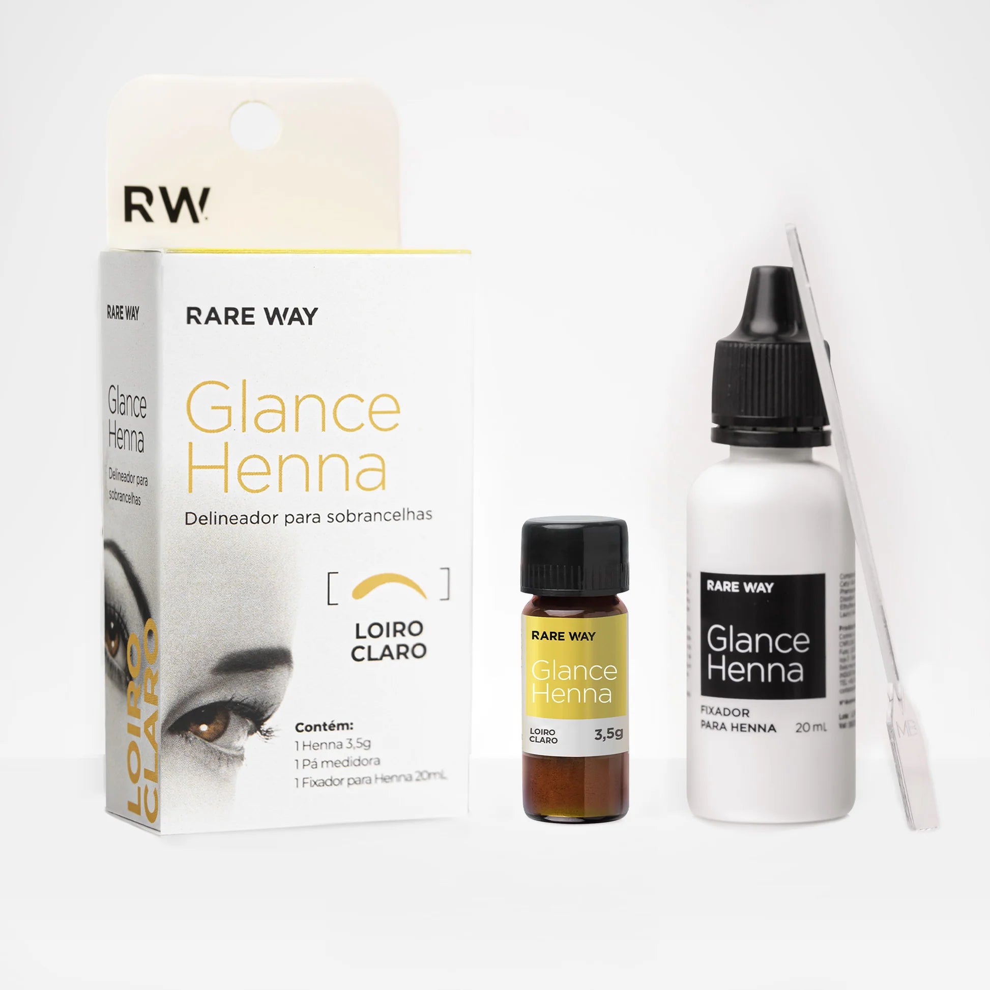 Glance Henna Loiro Claro-3,5g/ Fixador