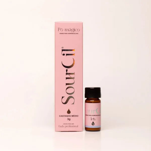 SourCil Henna Castanho Médio-3g