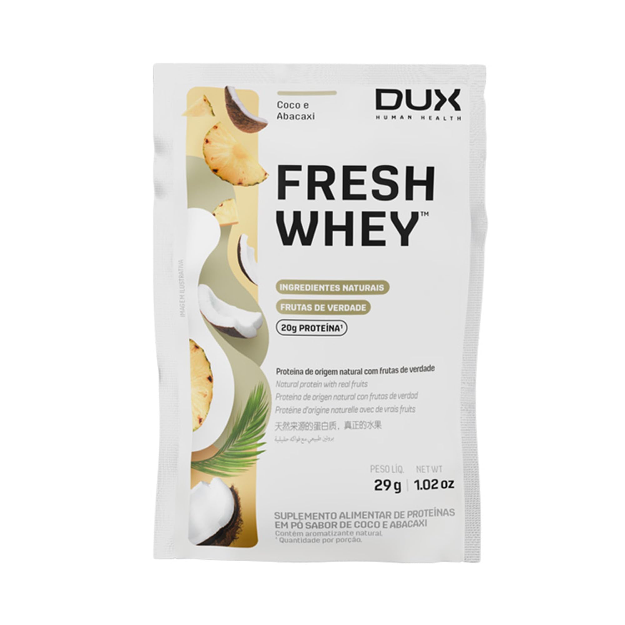 Dux Fresh Whey Coco e Abacaxi-30g