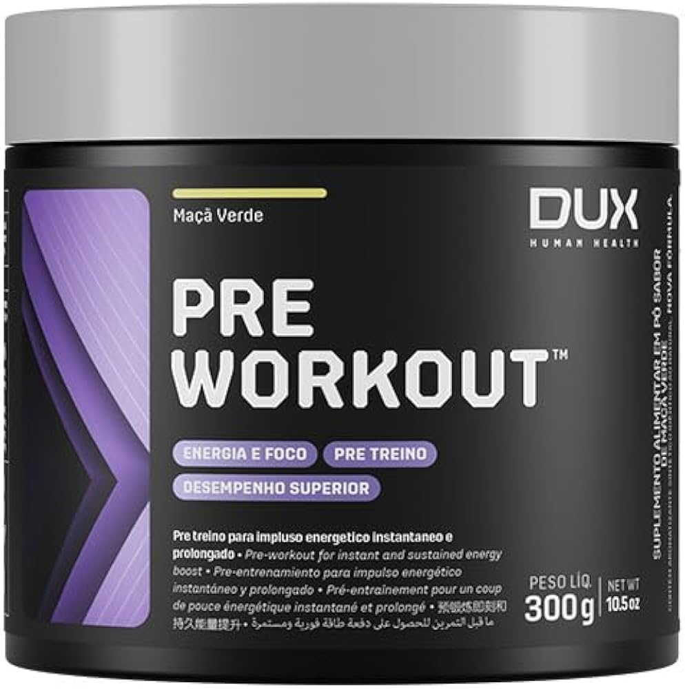 Dux Pre Workout Maçã Verde-300g