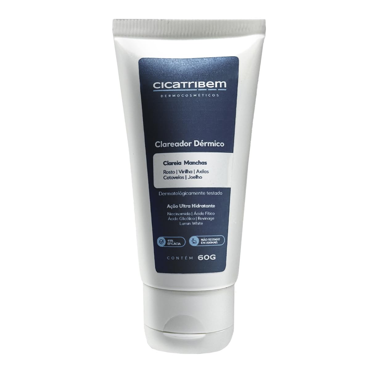Cicatribem Clareador Dérmico Clareia Manchas-60g