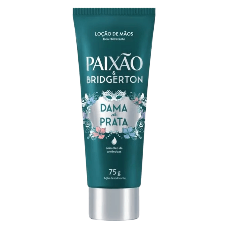 Paixão Loção de Mãos Deo Hidratante Bridgerton Dama e Prata-75g