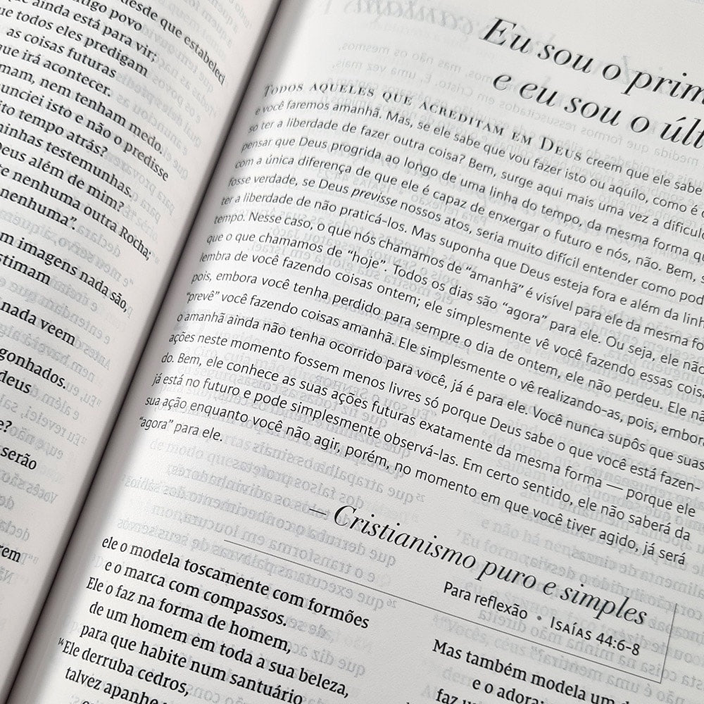 Bíblia C.S Lewis Capa Dura Azul e Dourado-Versão NVI