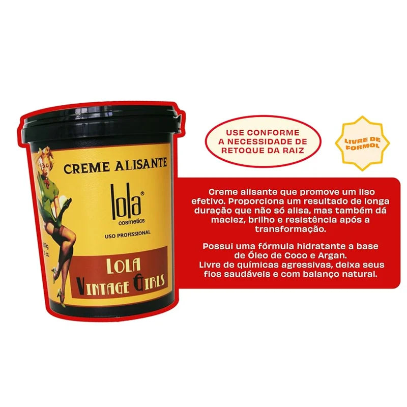 Lola From Rio Vintage Girls Creme Alisante-850g