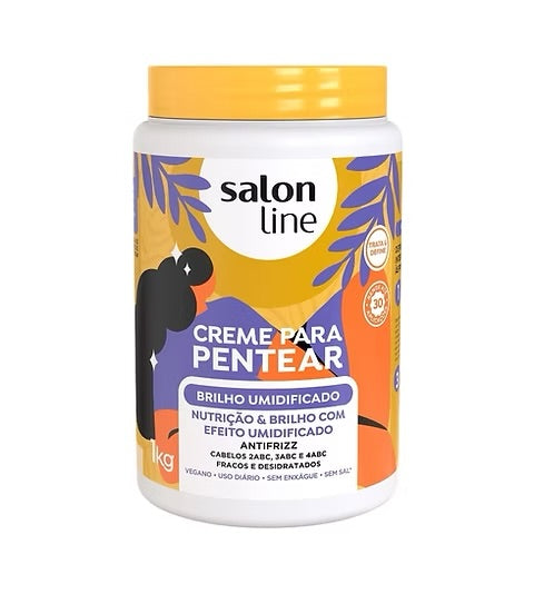 Salon Line +Mix de Óleos Creme Para Pentear Super Óleos-1kg