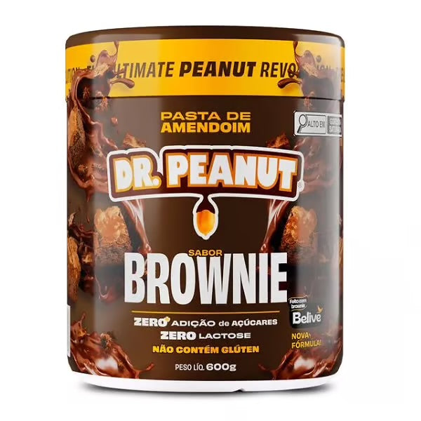 Dr Peanut Pasta de Amendoim Brownie-600g