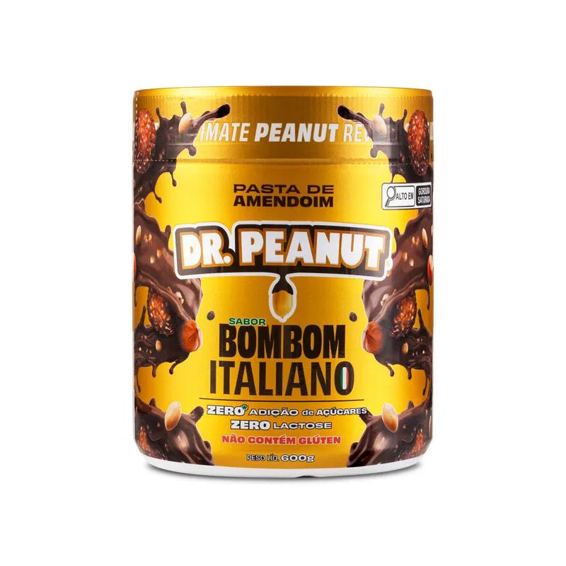 Dr Peanut Pasta de Amendoim Bombom Italiano-600g
