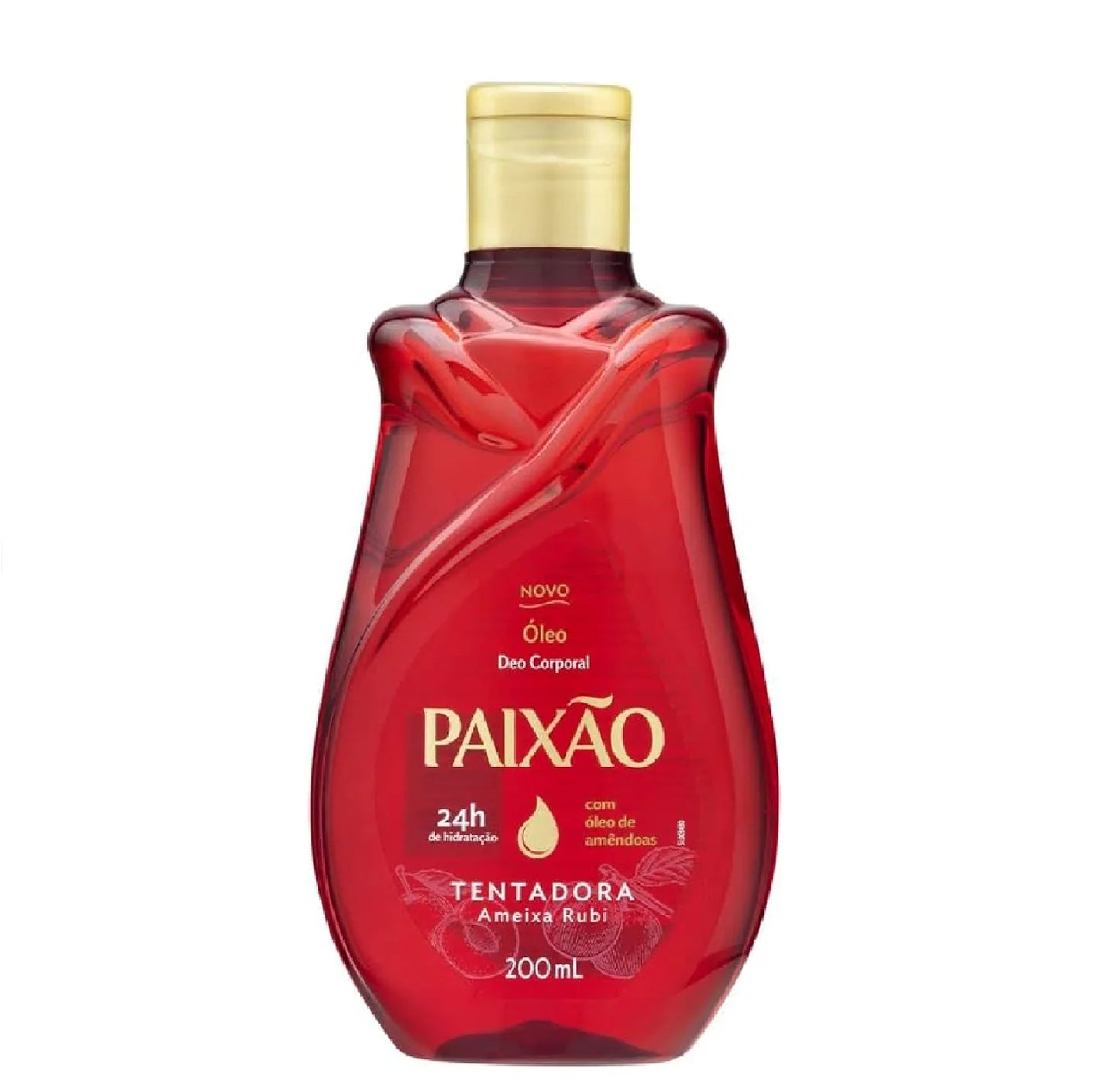 Paixão Óleo Corporal Tentadora Ameixa Rubi-200l