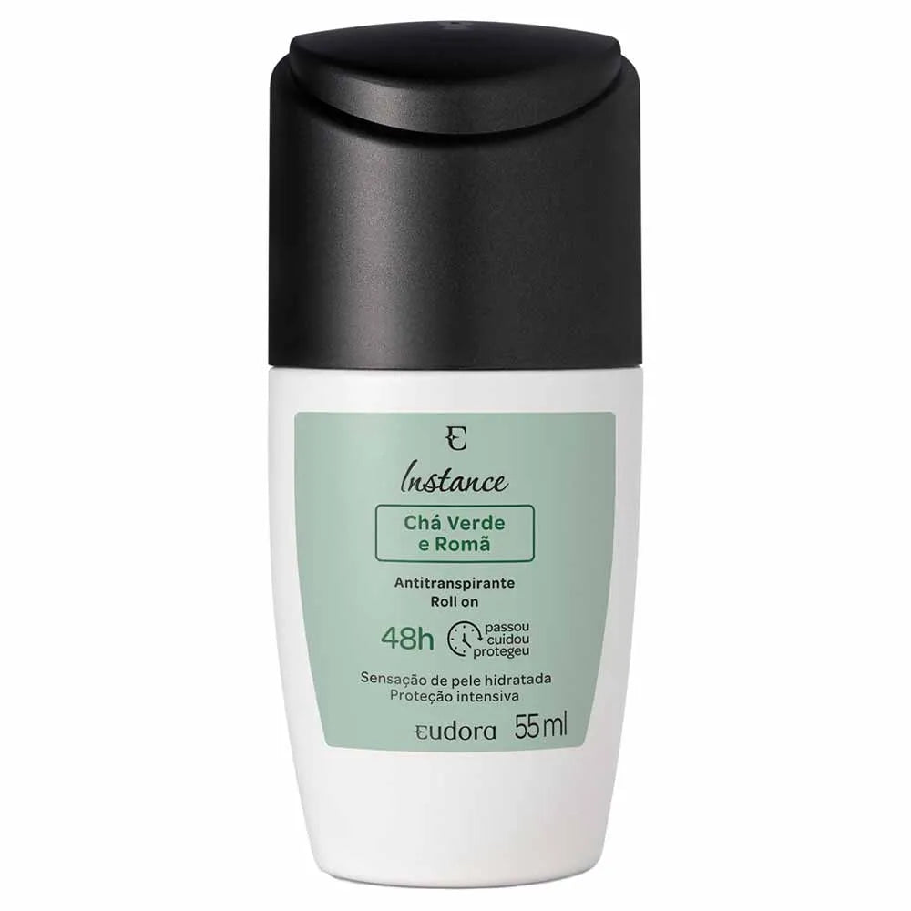 Eudora Instance Chá Verde e Romã Antitranspirante Roll on-55ml