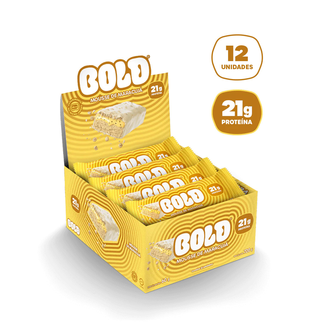 Bold Barra de Proteína Mousse de Maracujá-60g