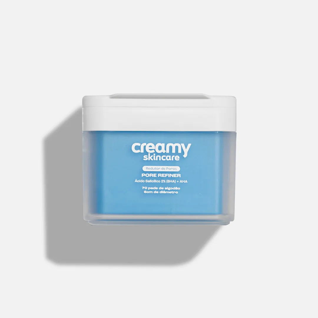 Creamy Pore Refiner Redutor de Poros Ácido Salicílico 2%(BHA)+AHA-70 Pads