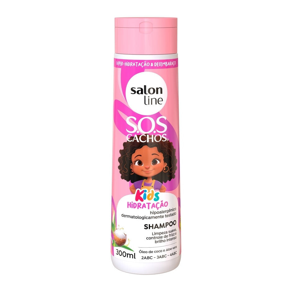 Salon Line SOS Cachos Hidratação Kids Shampoo-300ml