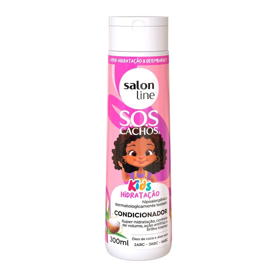Salon Line SOS Cachos Hidratação Kids Condicionador-300ml