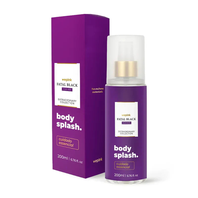 Typing Desodorante Colônia Body Splash Fatal Black For Her-200ml