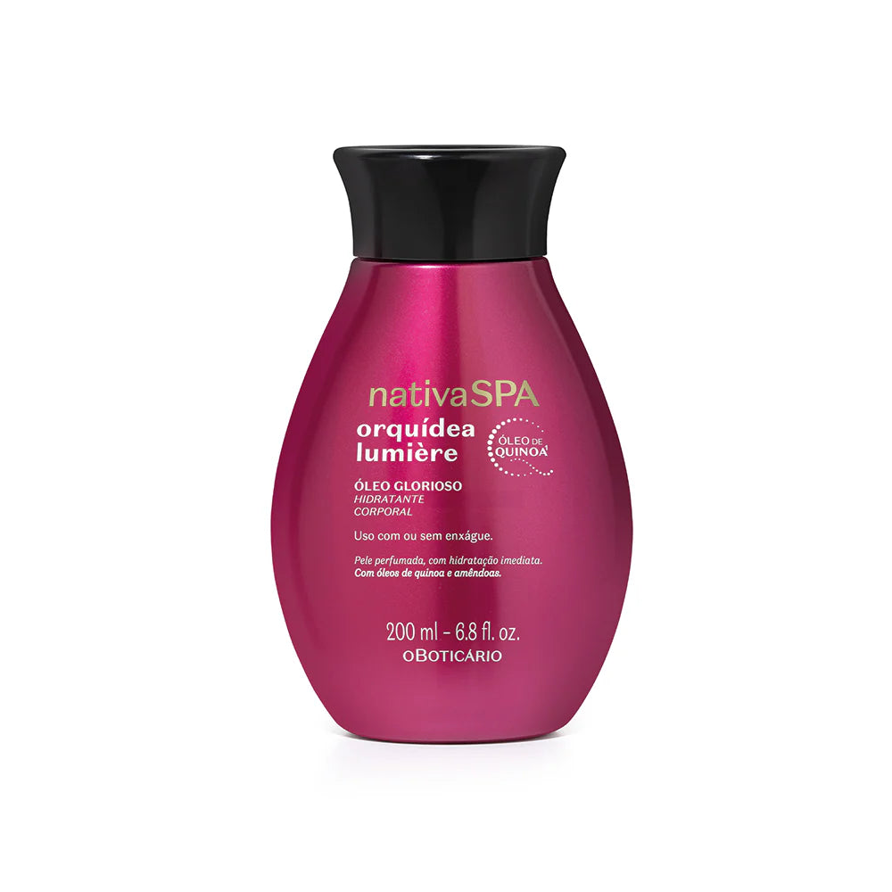 OBoticário NativaSpa Óleo Glorioso Orquídea Lumière-200ml