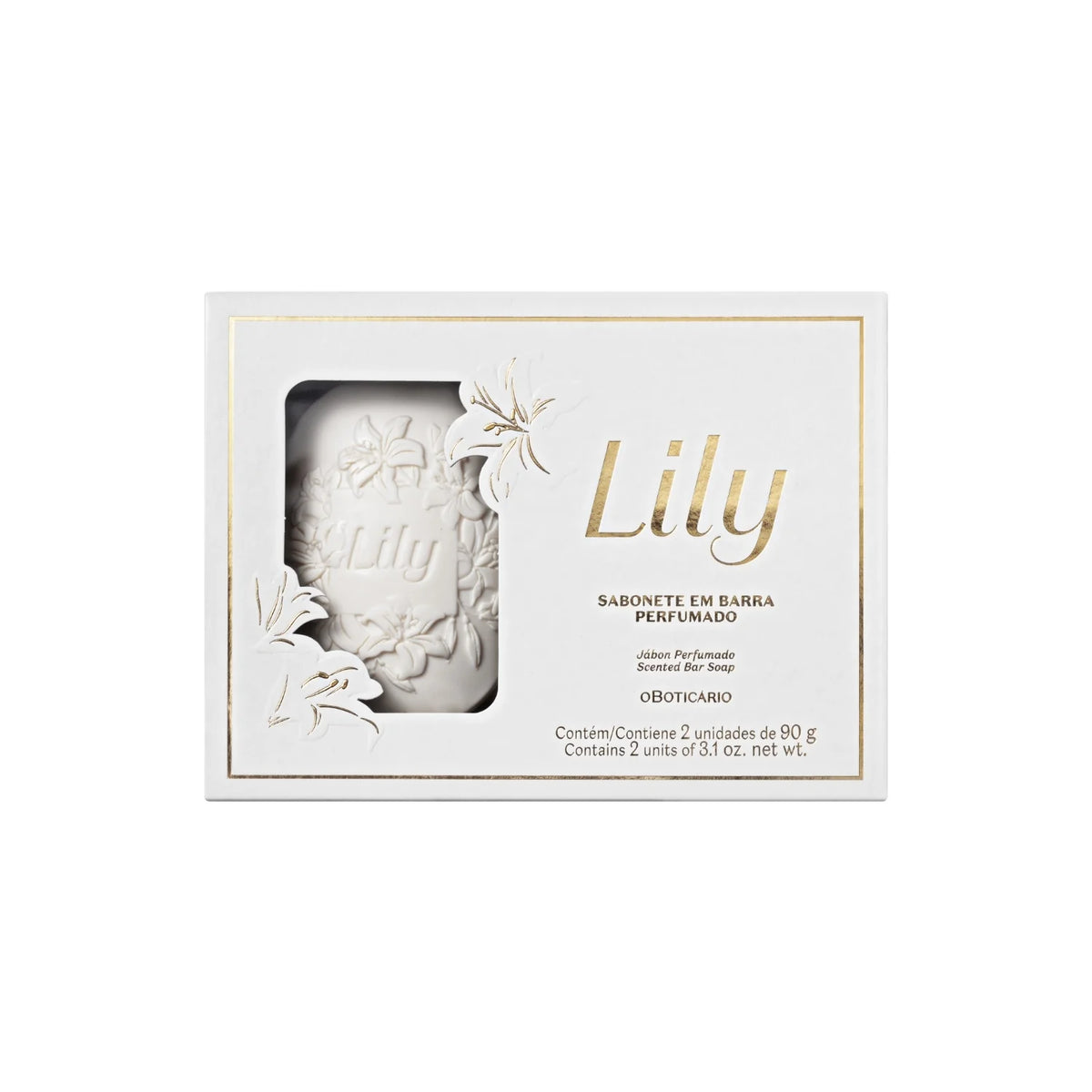 OBoticário Sabonete Perfumado Lily-2 unidades