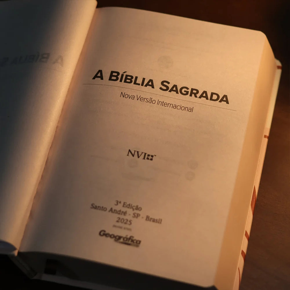 Bíblia Sagrada Cristo Vive Em Mim Letra Maior-Versão NVI