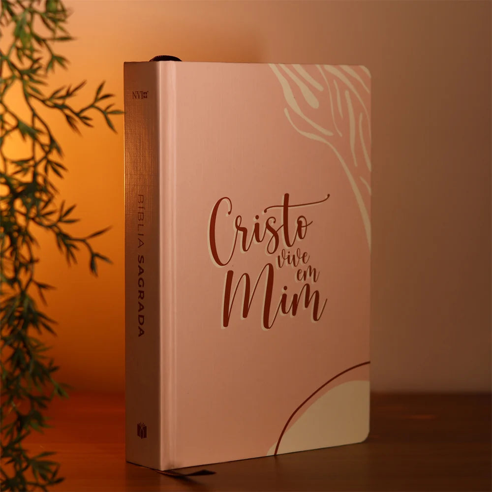 Bíblia Sagrada Cristo Vive Em Mim Letra Maior-Versão NVI