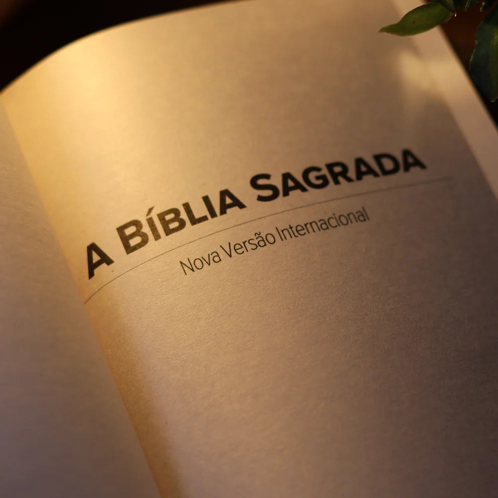Bíblia Sagrada Lírios Amarela-Versão NVI
