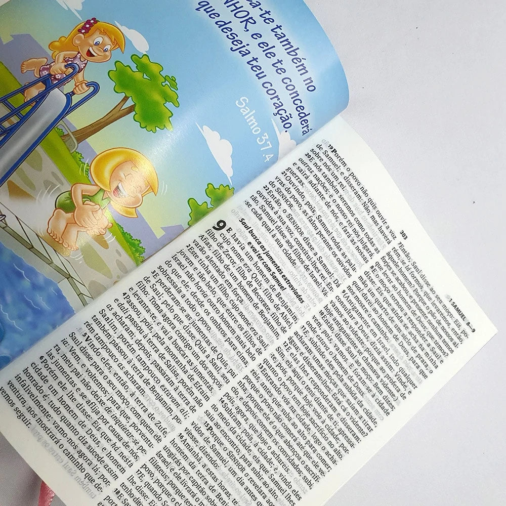 Bíblia Sagrada Turminha da Graça Menina-Versão ARC