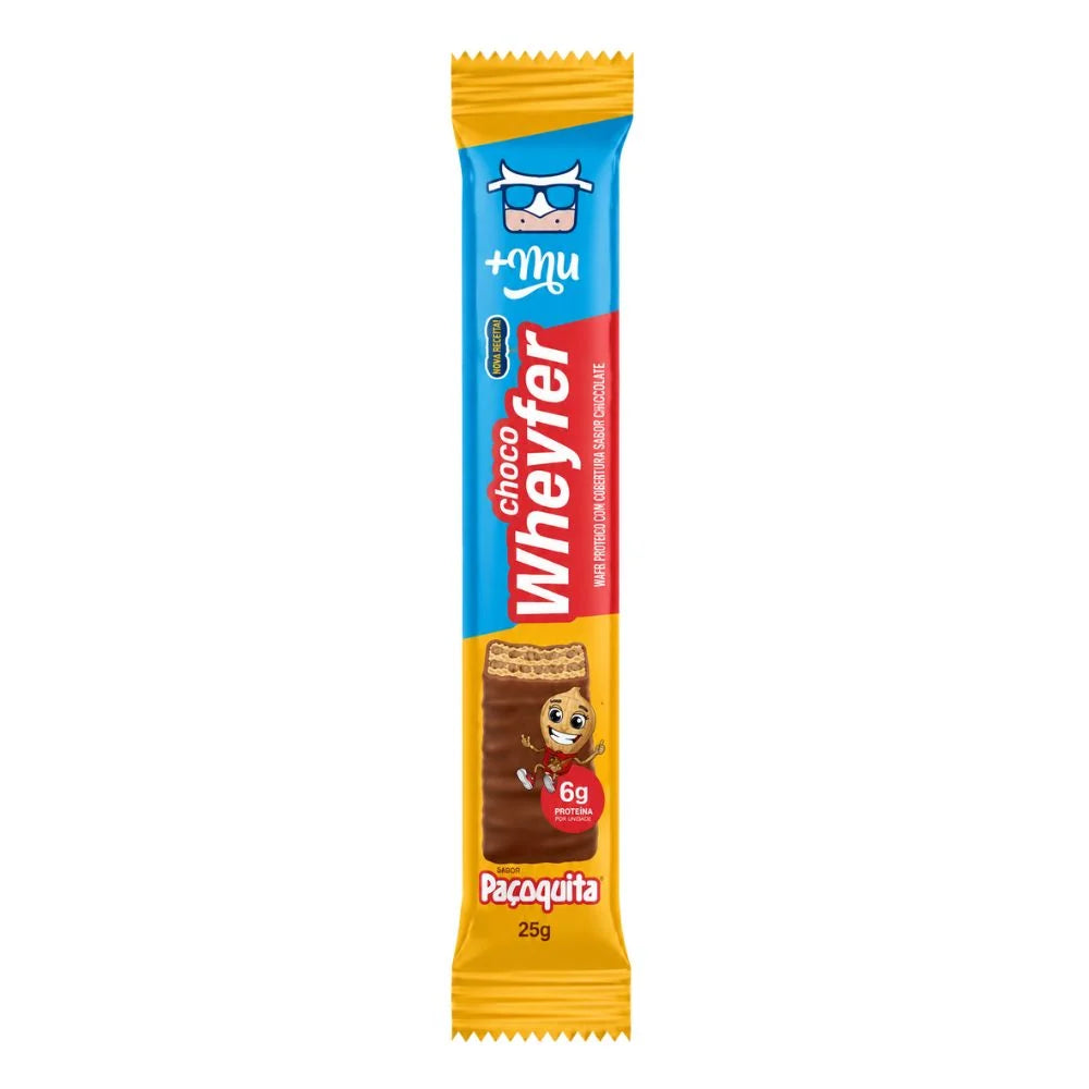+Mu Barra de Proteína ChocoWheyfer Paçoquita-25g