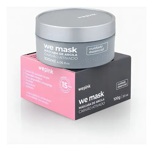 Wepink Máscara De Argila Carvão Ativado-100g