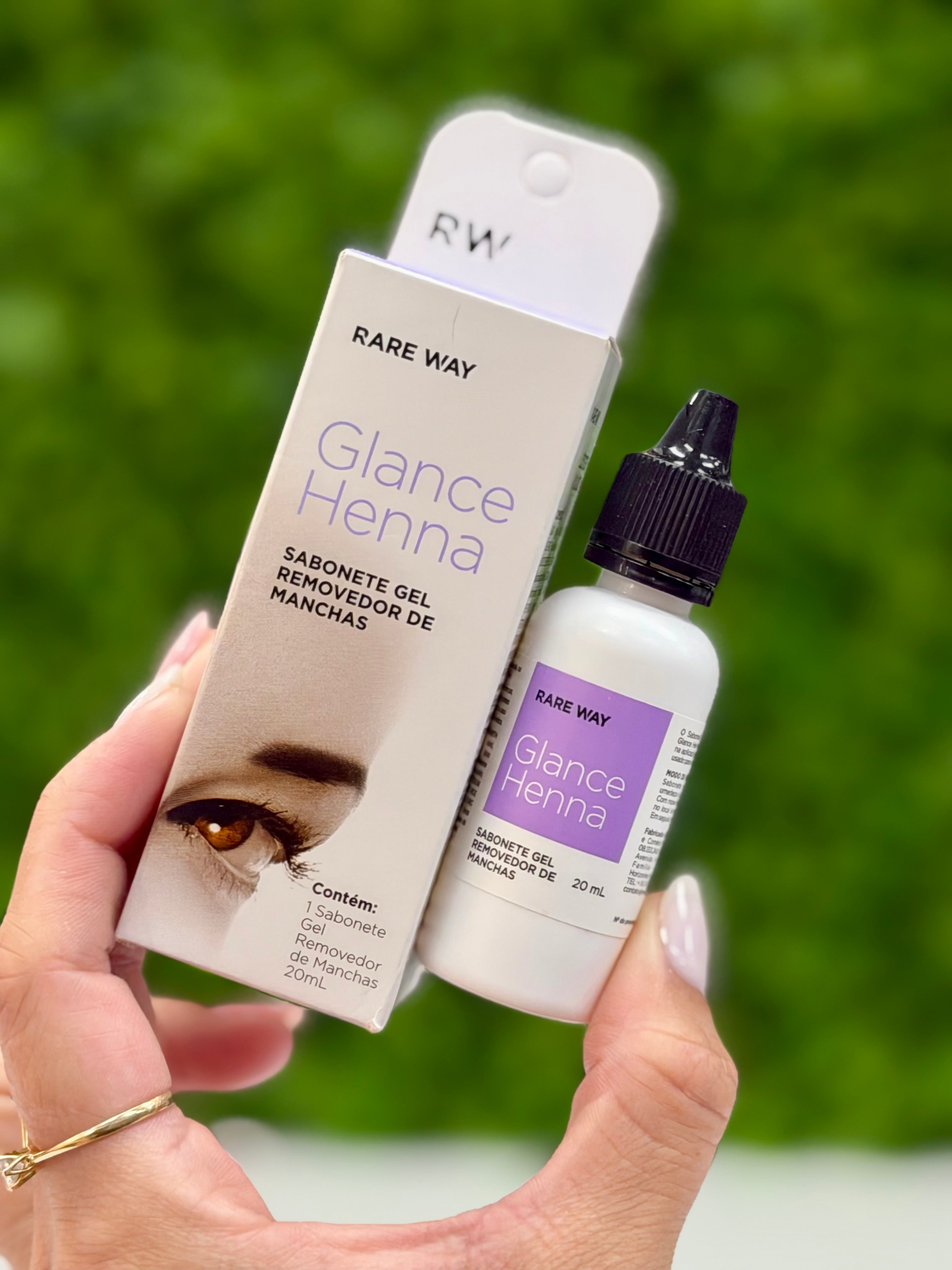 Rare Way Glance Henna Sabonete em Gel Removedor-20ml