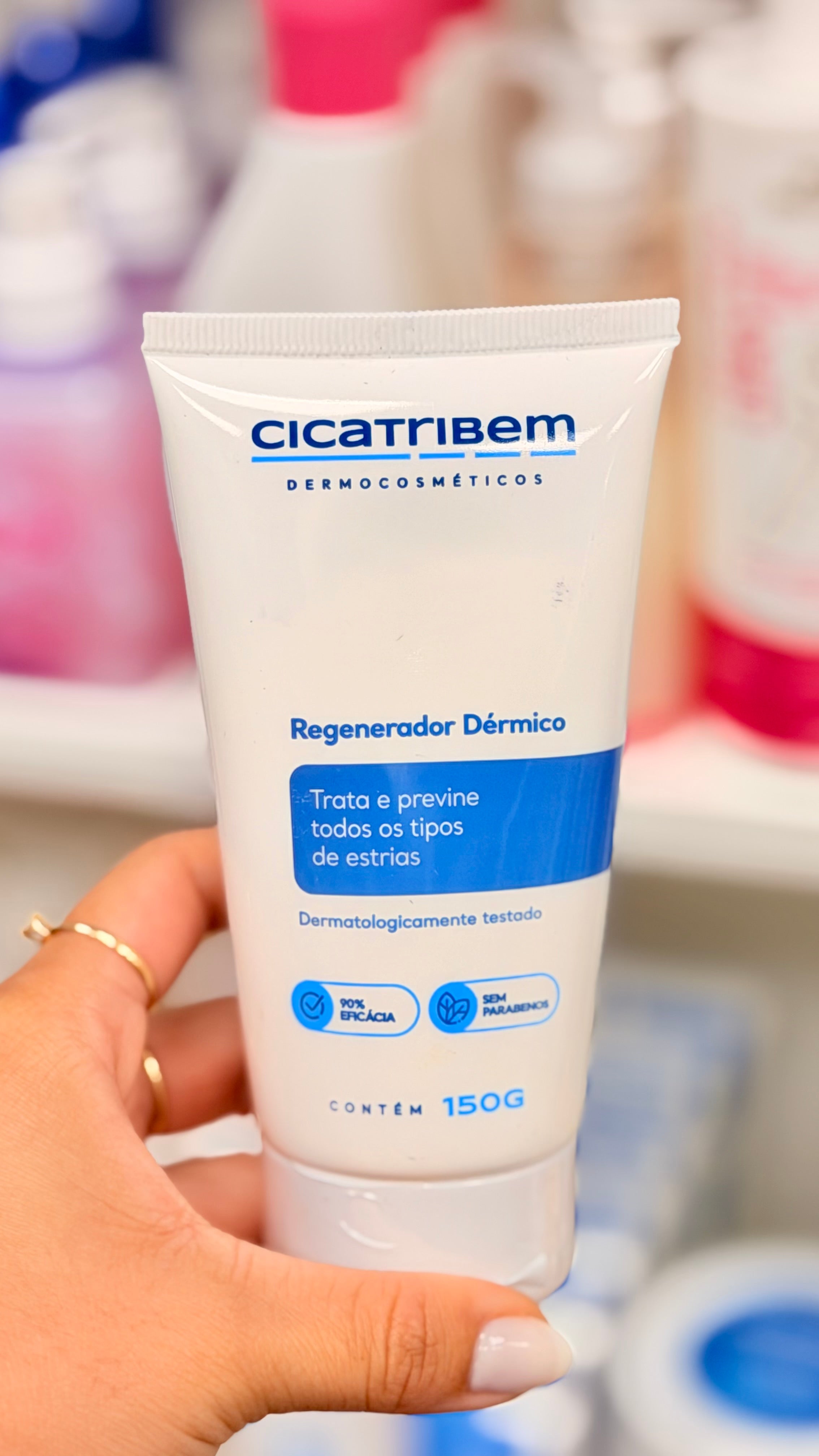 Cicatribem Regenerador Dérmico Trata e Previne Estrias-150g
