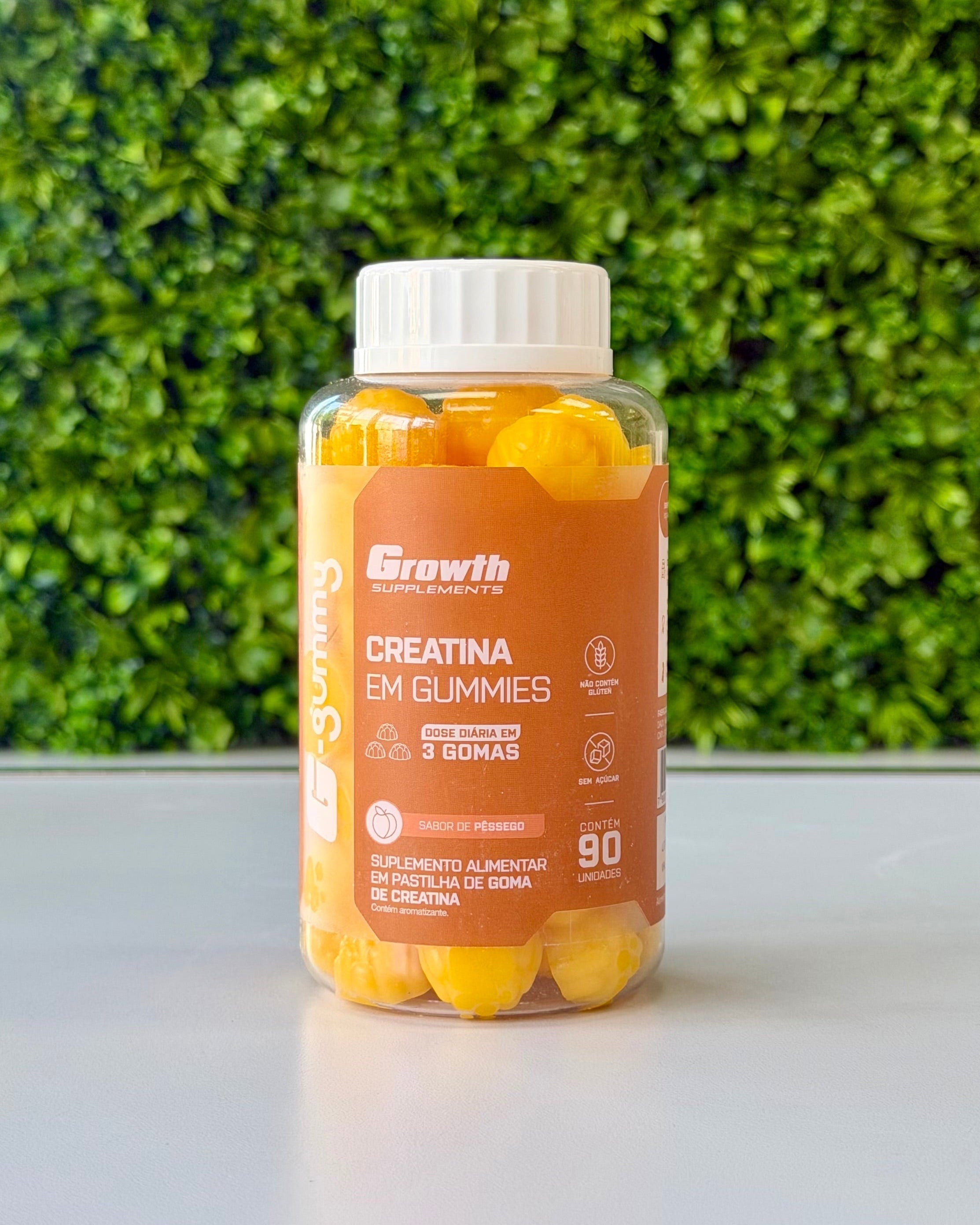 Growth Creatina Em Gummies Pêssego-90 Unidades