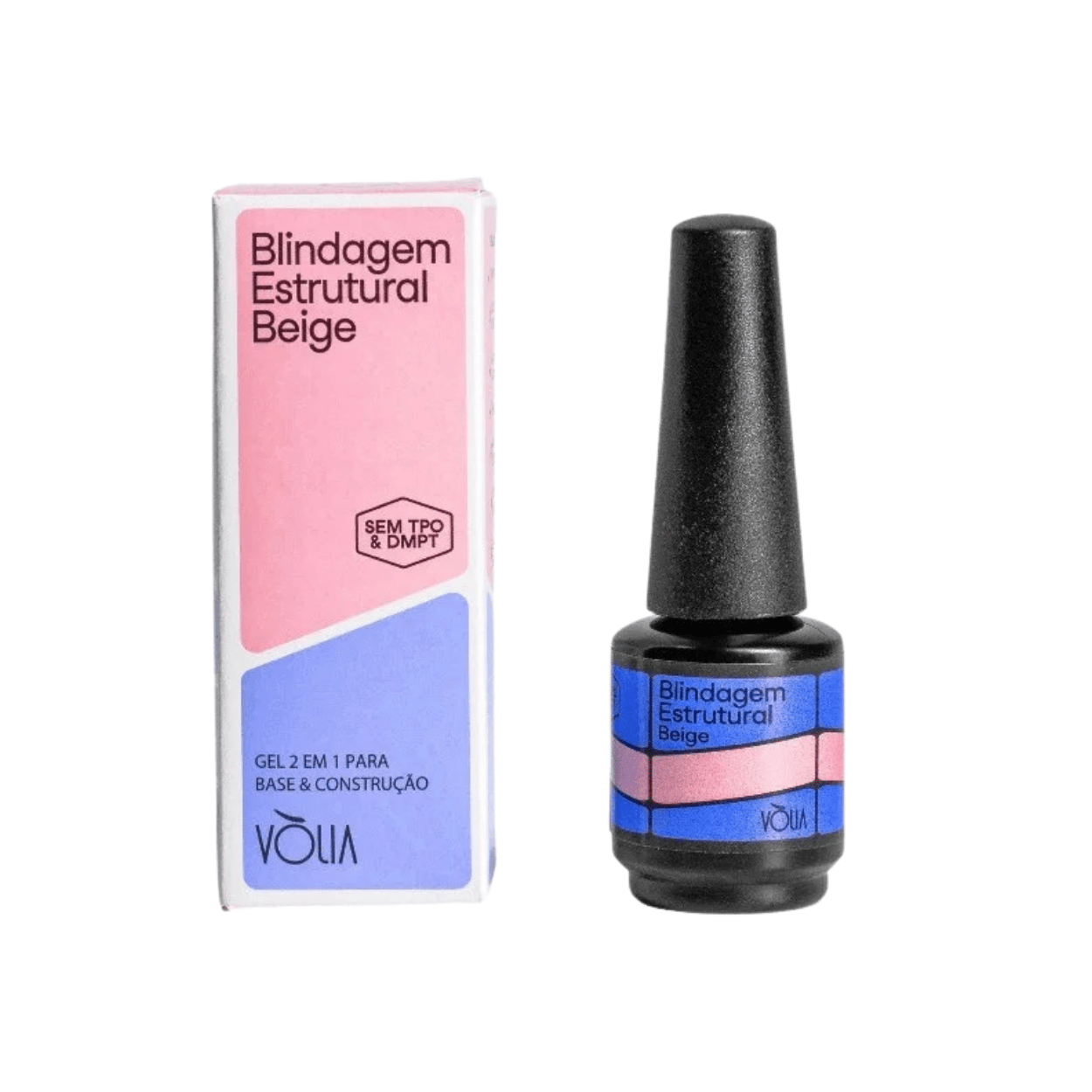 Volia Blindagem Estrutural Beige Gel 2 Em 1 Base & Construção-9g