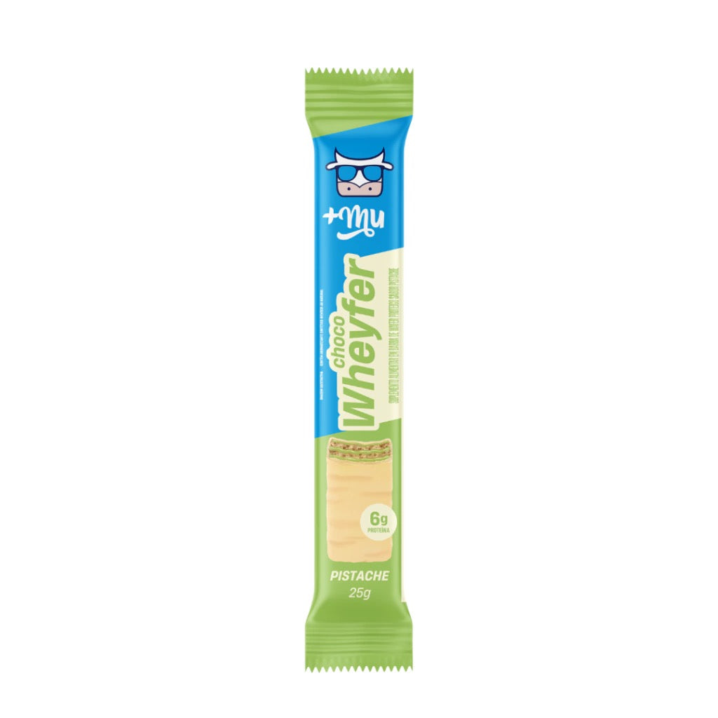 +Mu Barra de Proteína ChocoWheyfer Pistache-25g