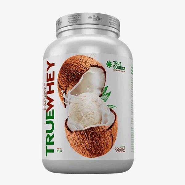 True Source Whey Protein Isolado e Hidrolisado Coconut Ice Cream-837g