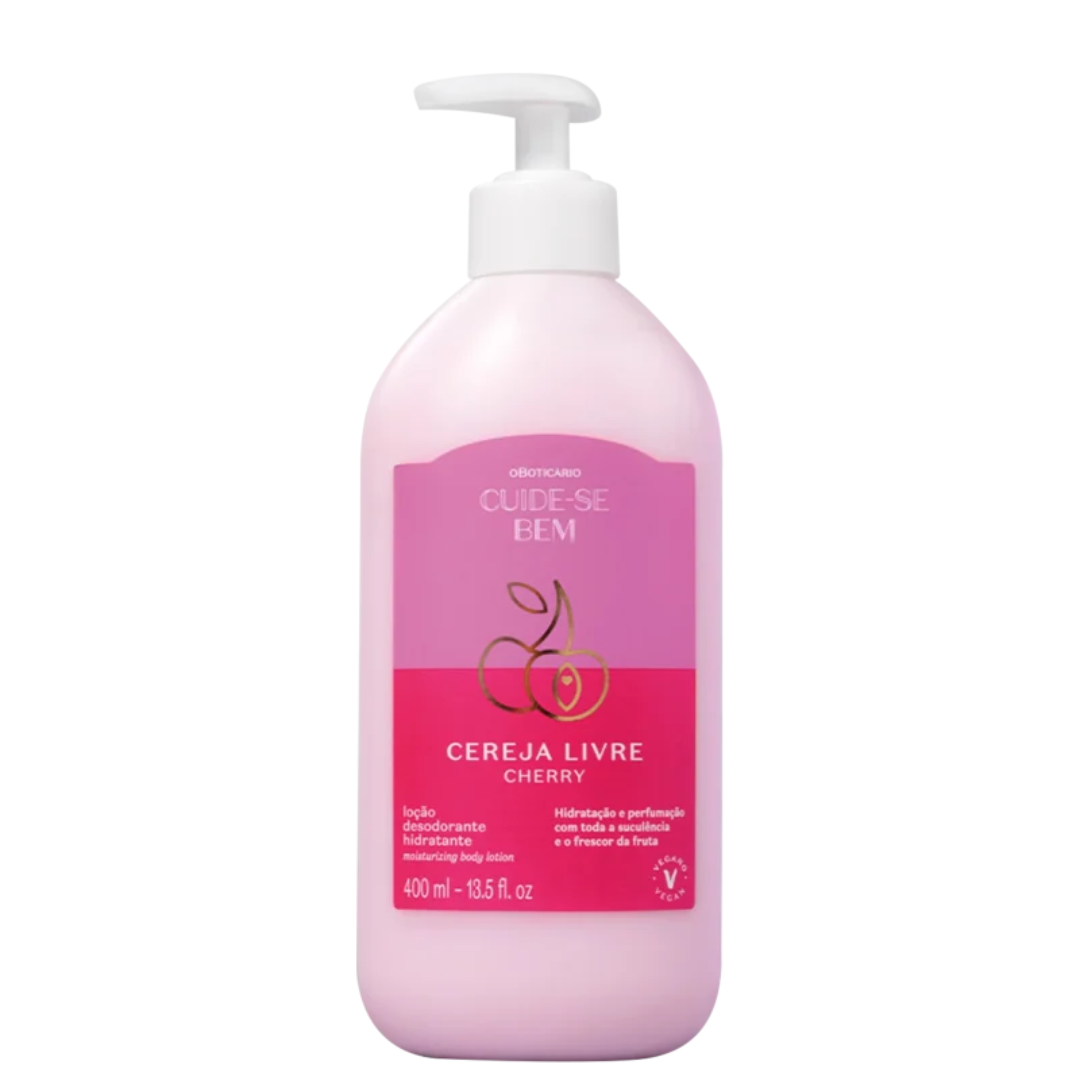 Cuide-Se Bem Hidratante Cereja Livre-400ml