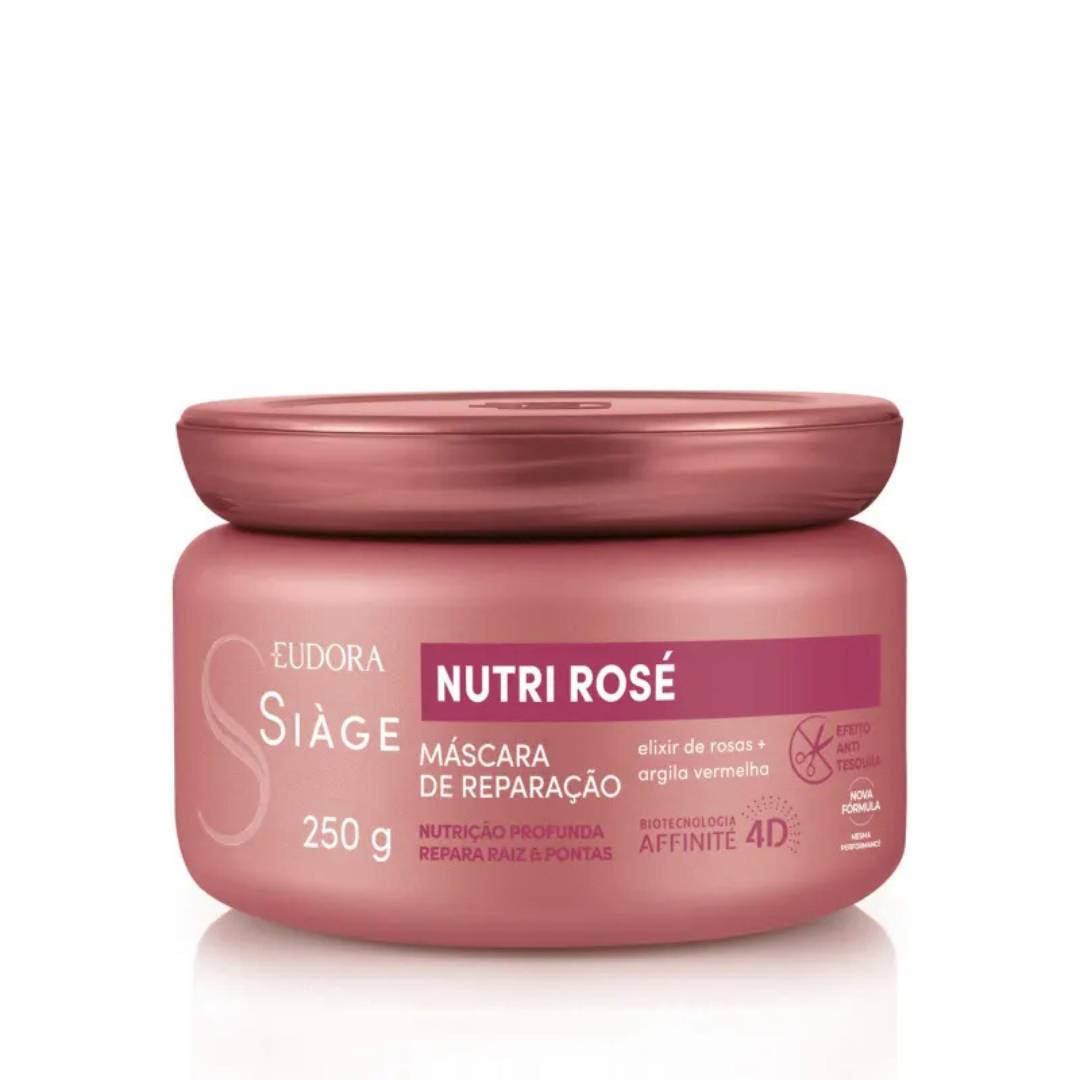 Eudora Siàge Máscara de Reparação Nutri Rosé-250g