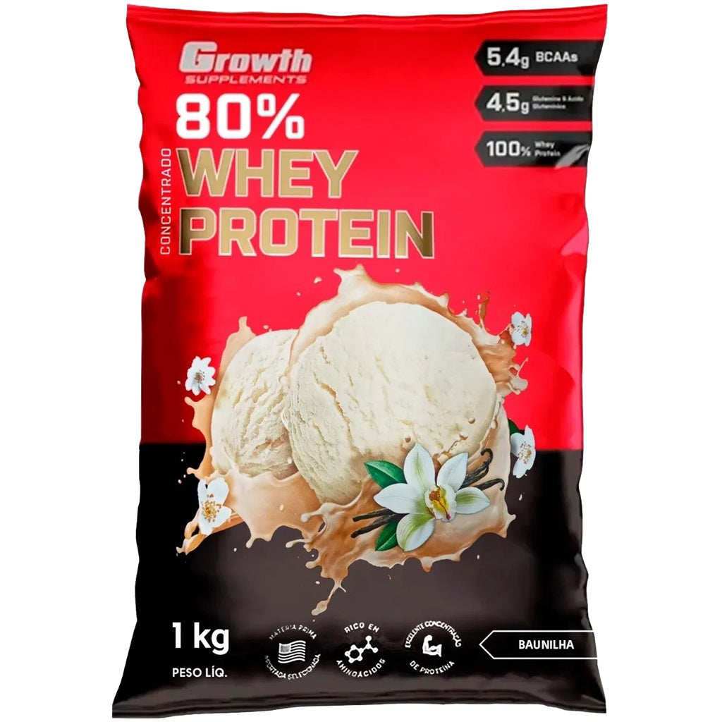 Growth Whey Protein Baunilha-1kg