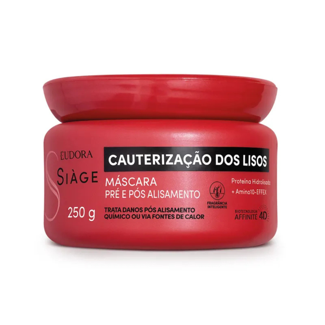 Eudora Siàge Máscara Pré e Pós Alisamenti Cauterização dos Lisos-250g